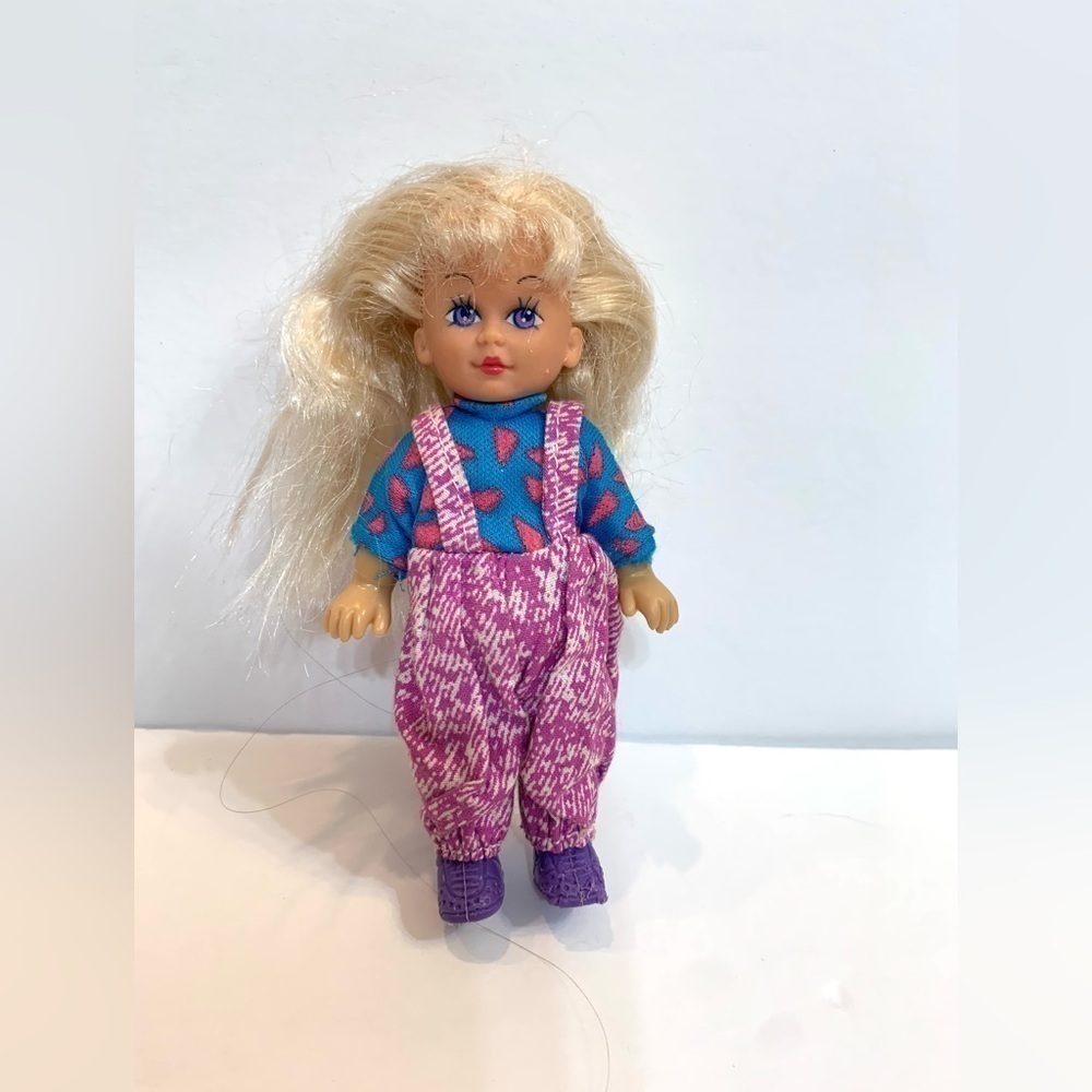1995 Kid Kore Jodi Blonde Doll 4.5” Tall Vintage
